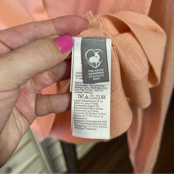 NWT Featherweight Cashmere Cardigan Large - Picture 8 of 9